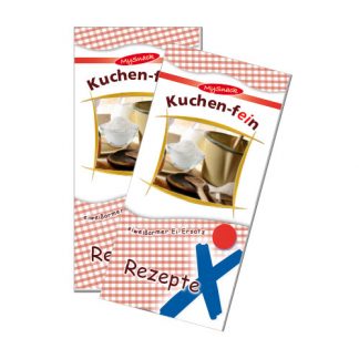 Rezepte für Kuchen-fein, dem eiweißarmen Eiersatz