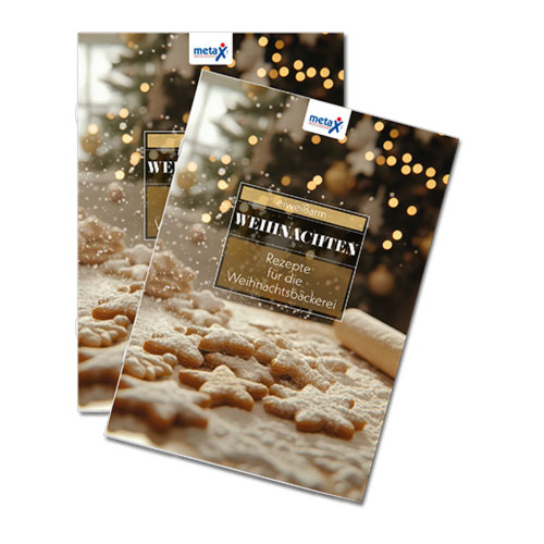 Weihnachtsrezeptheft eiweißarm von metaX - Rezepte für die Weihnachtsbäckerei